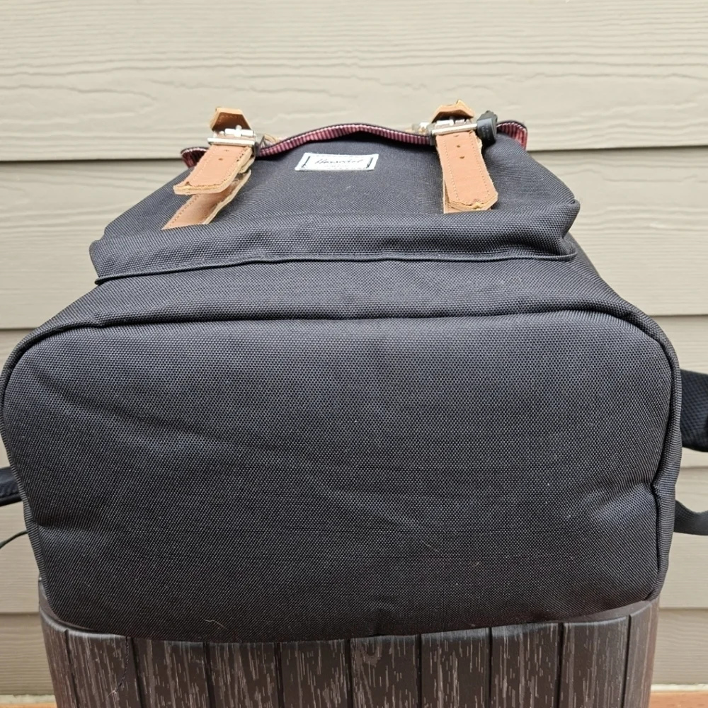 Herschel Little America Backpack Mid-Volume 21L Black Striped Laptop Bag Pack